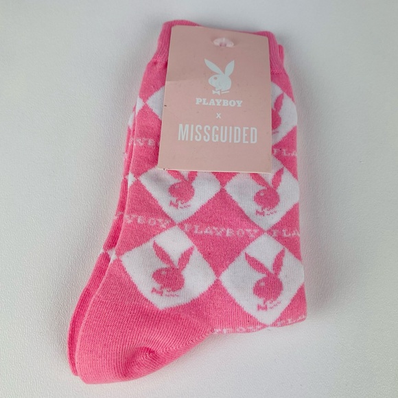 Missguided Accessories - Missguided X Playboy Monogram Socks